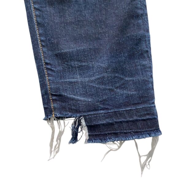 R13 Jeans Womens Boy Straight Mid-Rise Jeans Howell Indigo Blue Stretch Size 26 - Picture 4 of 8